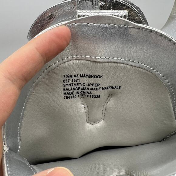 Arizona Jean Co Womens Western Heel Booties Maybrook Silver Boots Size 7.5M - Picture 8 of 11